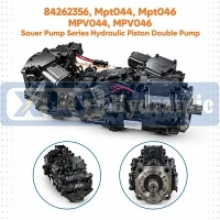 84262356, Mpt044, Mpt046, MPV044, MPV046, Bomba doble de pistón hidráulico serie Sauer Pump