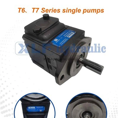 T6 T7 Bomba de bomba de tipo de pistón radial eléctrico